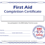 First Aid Certificate